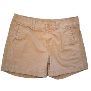 Eddie Bauer Khaki Shorts With Embroidered Details Size 6